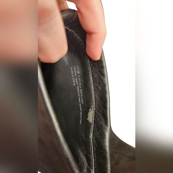 Franco Sarto Boots Leather Black Ankle Cuff Sexy Indie MOTO Whimsigoth Heel‎ 10 - Picture 11 of 15